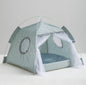 LovelyRLovely Cat Tent Cat Cat House Enclosed Pet Bed Dark Green / L LovelyRLovely Enclosed Pet Bed