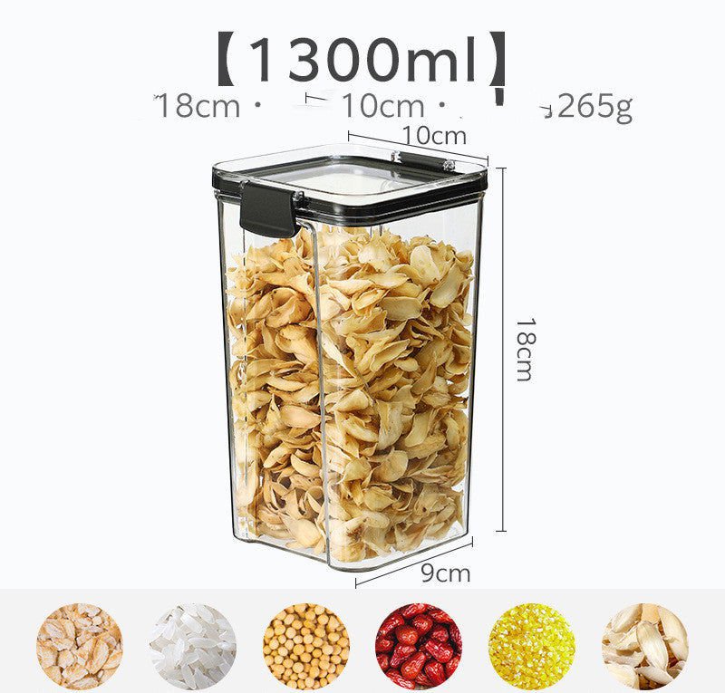 LovelyRLovely Cereals Kitchen Storage Jar Box 1300ml LovelyRLovely Cereals Kitchen Storage Jar Box