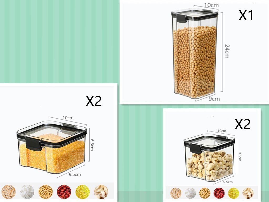 LovelyRLovely Cereals Kitchen Storage Jar Box Suit LovelyRLovely Cereals Kitchen Storage Jar Box