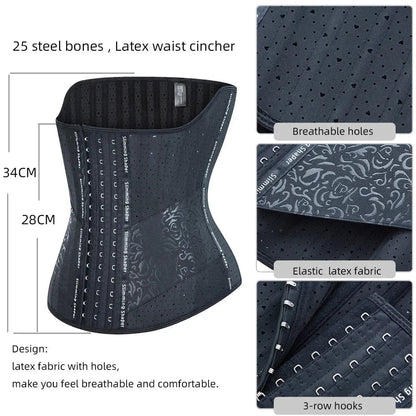 LovelyRLovely corset LovelyRLovely 25 Steel Bones 100% Latex Waist Trainer