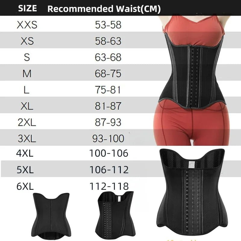 LovelyRLovely corset LovelyRLovely 25 Steel Bones 100% Latex Waist Trainer