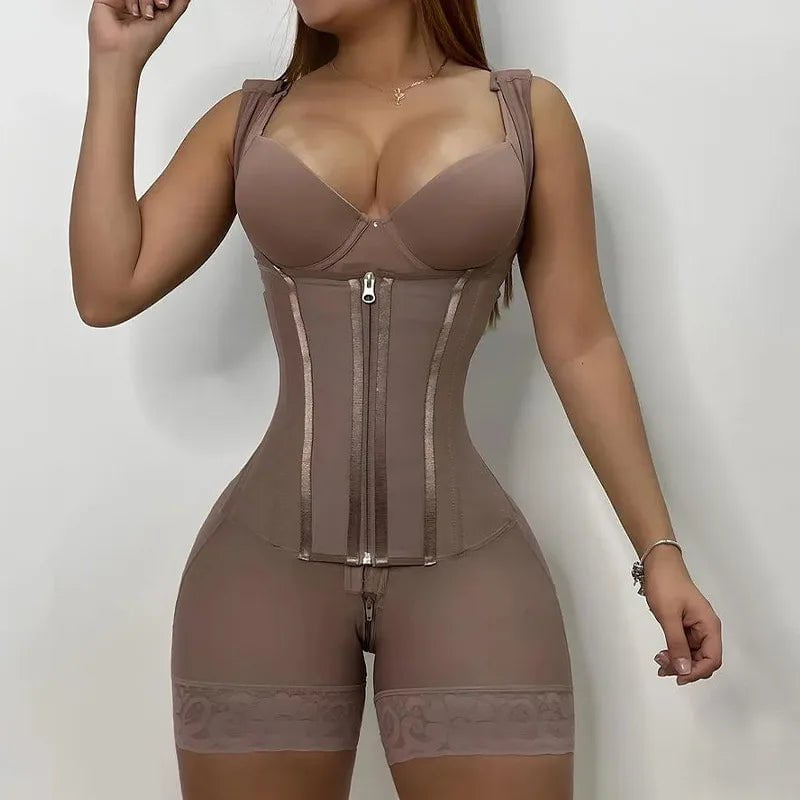 LovelyRLovely corset LovelyRLovely Women's 7-bone Steel Bar One-piece Corset Belly