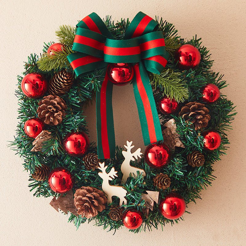 LovelyRLovely Creative Christmas Garland Decorations Deer Garland / Diameter 40cm Creative Christmas Garland Decorations