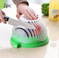 LovelyRLovely Creative Salad Cutter Fruit and Vegetabl Green 2pc LovelyRLovely Creative Salad  Fruit and Vegetable Cutter