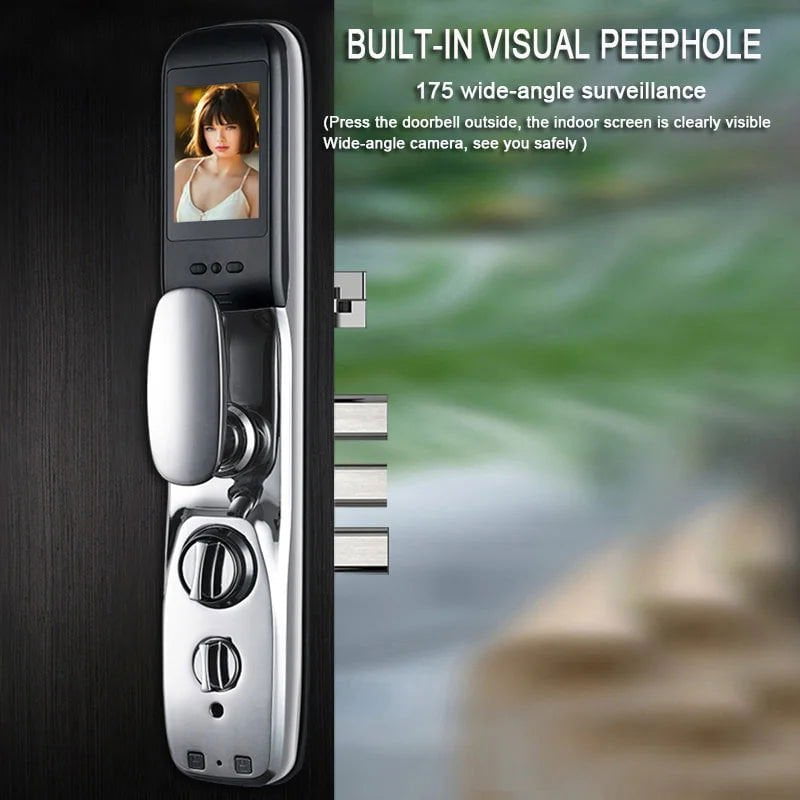 LovelyRLovely Door handle LovelyRLovely Biometric WIFI Camera Electronic Smart Door Lock