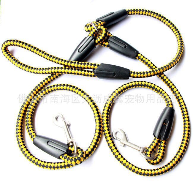 LovelyRLovely Double-Ended Traction Rope For Walking T A Yellow 0.8cm LovelyRLovely  Dog Walking Double-Ended Traction Rope