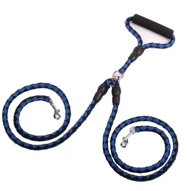 LovelyRLovely Double-Ended Traction Rope For Walking T Blue LovelyRLovely  Dog Walking Double-Ended Traction Rope