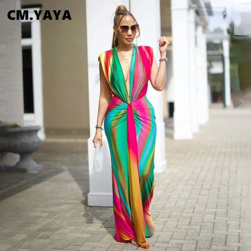 LovelyRLovely dress LovelyRLovely Women's Sleeveless V-Neck Long Maxi Dress