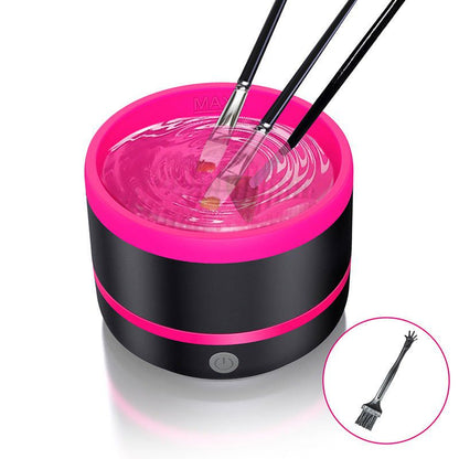 LovelyRLovely Electric Cosmetic Brush Cleaning Device Pink / Typec LovelyRLovely Electric Cosmetic Brush Cleaning Device