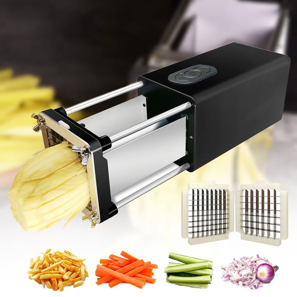 LovelyRLovely Electric French Fry Cutter With Blades LovelyRLovely Electric French Fry Cutter With Stainless Steel Blades