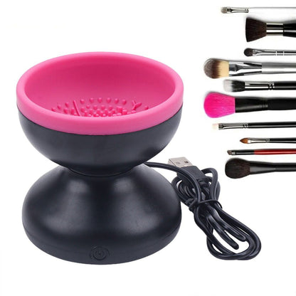 LovelyRLovely Electric Makeup Brush Cleaner Machine Po Purple LovelyRLovely Melanther Electric Makeup Brush Cleaner