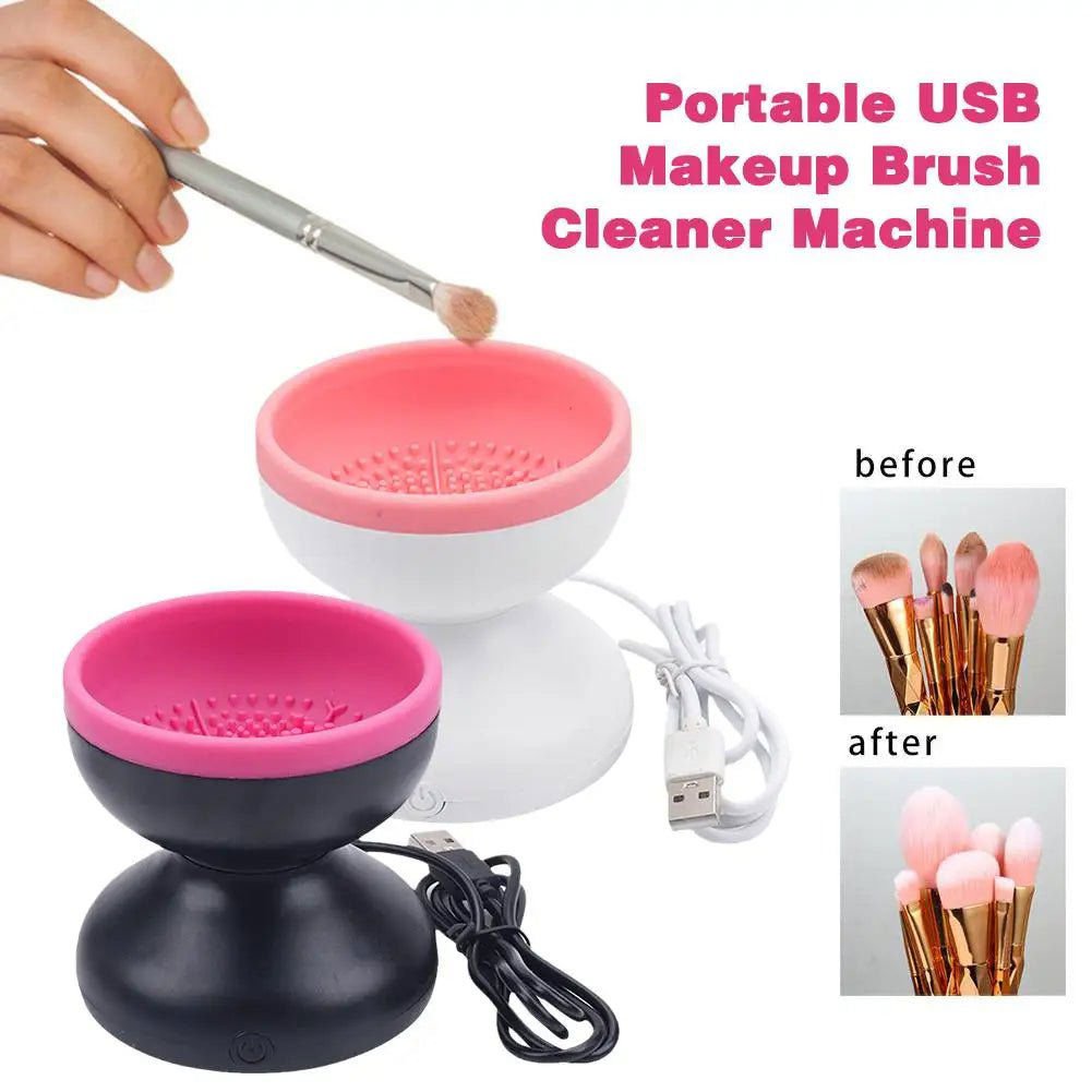 LovelyRLovely Electric Makeup Brush Cleaner Machine Po Purple LovelyRLovely Melanther Electric Makeup Brush Cleaner