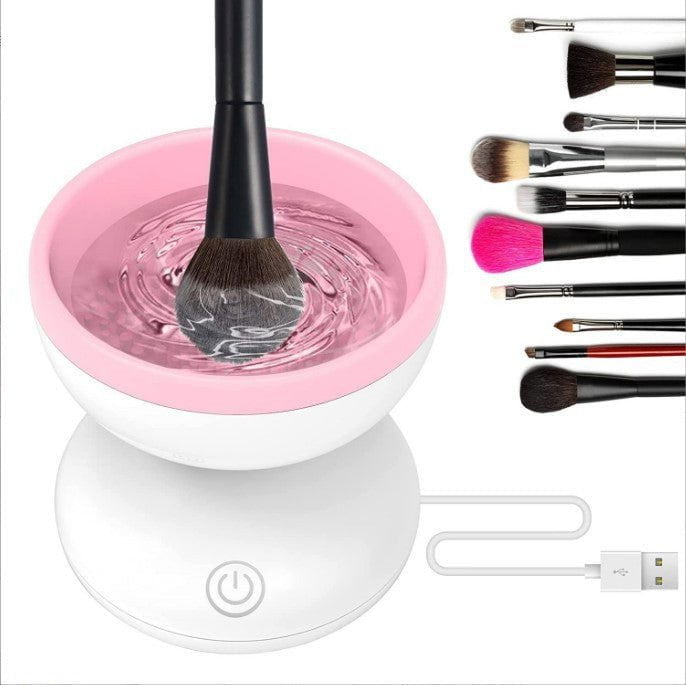 LovelyRLovely Electric Makeup Brush Cleaner Machine Po Purple LovelyRLovely Melanther Electric Makeup Brush Cleaner