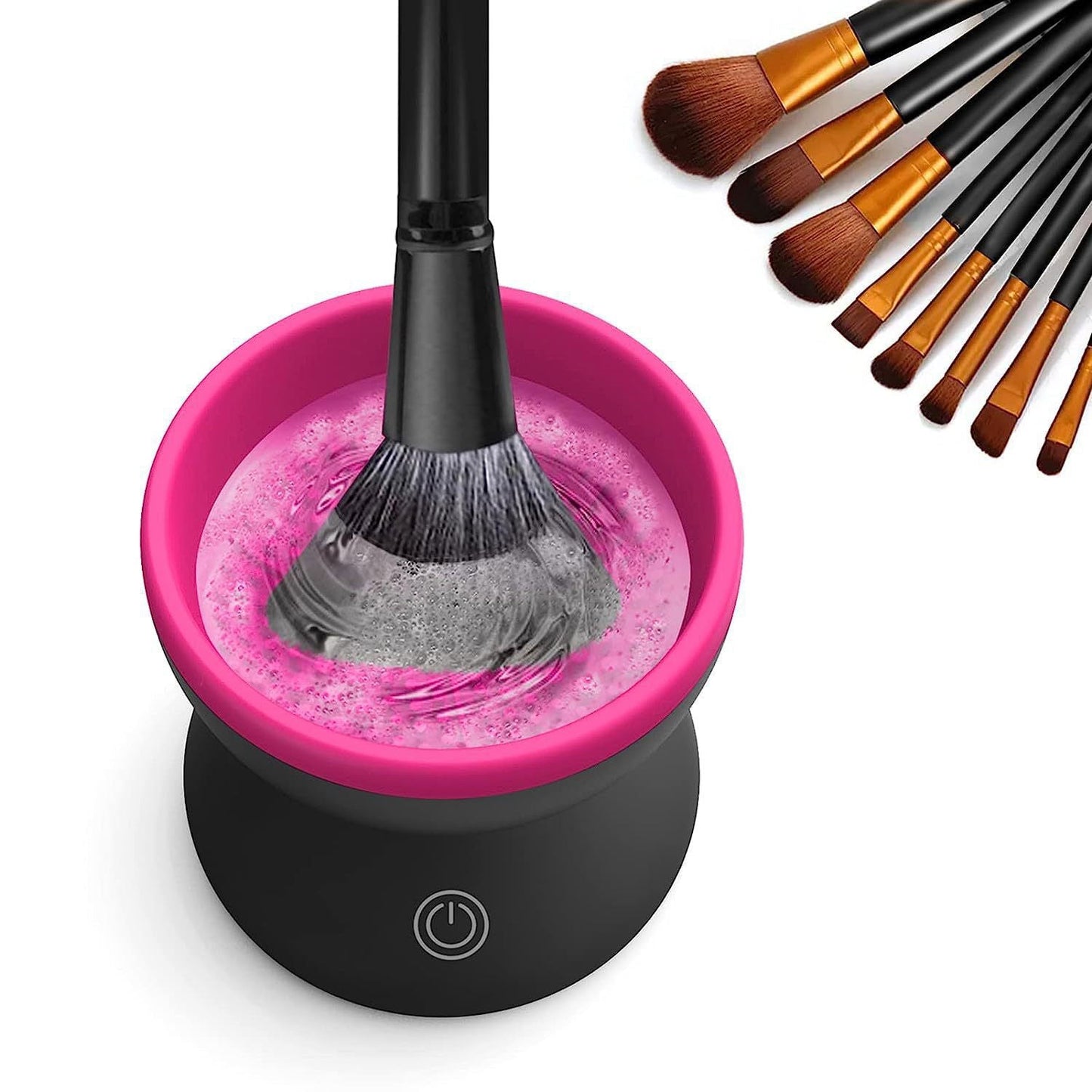 LovelyRLovely Electric Makeup Brush Cleaner Machine Po Purple LovelyRLovely Melanther Electric Makeup Brush Cleaner