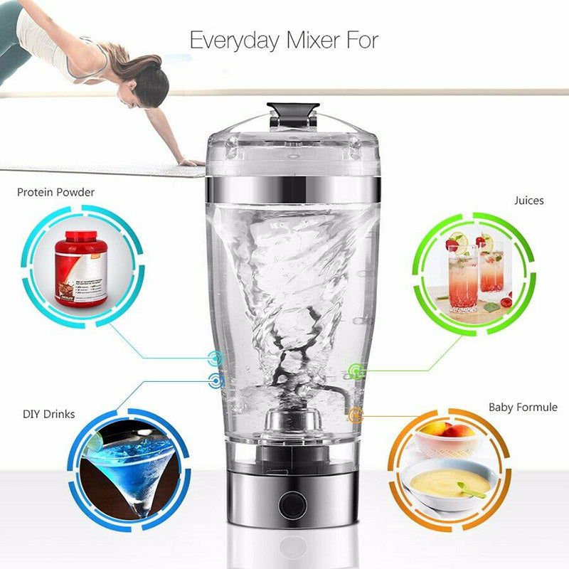 LovelyRLovely Electric Protein Shake Stirrer USB Shake LovelyRLovely  USB Powered Protein Shake Stirrer