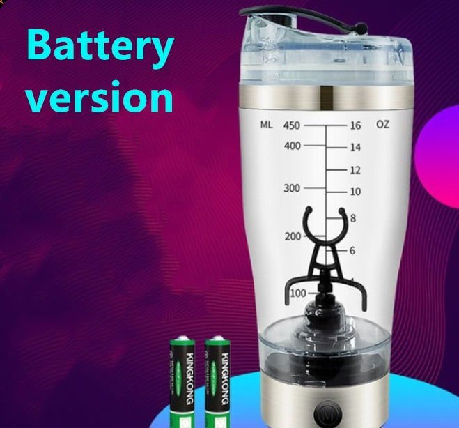 LovelyRLovely Electric Protein Shake Stirrer USB Shake White / USB / 450ml LovelyRLovely  USB Powered Protein Shake Stirrer