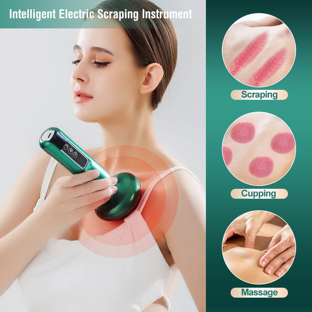 LovelyRLovely Electric Vacuum Cupping Massager For Bod LovelyRLovely Electric Vacuum Cupping Anti-Cellulite Suction Cup Gua Sha Massage