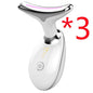 LovelyRLovely EMS Thermal Neck Lifting And Tighten Mas 3pcs White LovelyRLovely EMS Thermal Neck Lifting And Tighten Massager