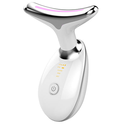 LovelyRLovely EMS Thermal Neck Lifting And Tighten Mas White LovelyRLovely EMS Thermal Neck Lifting And Tighten Massager