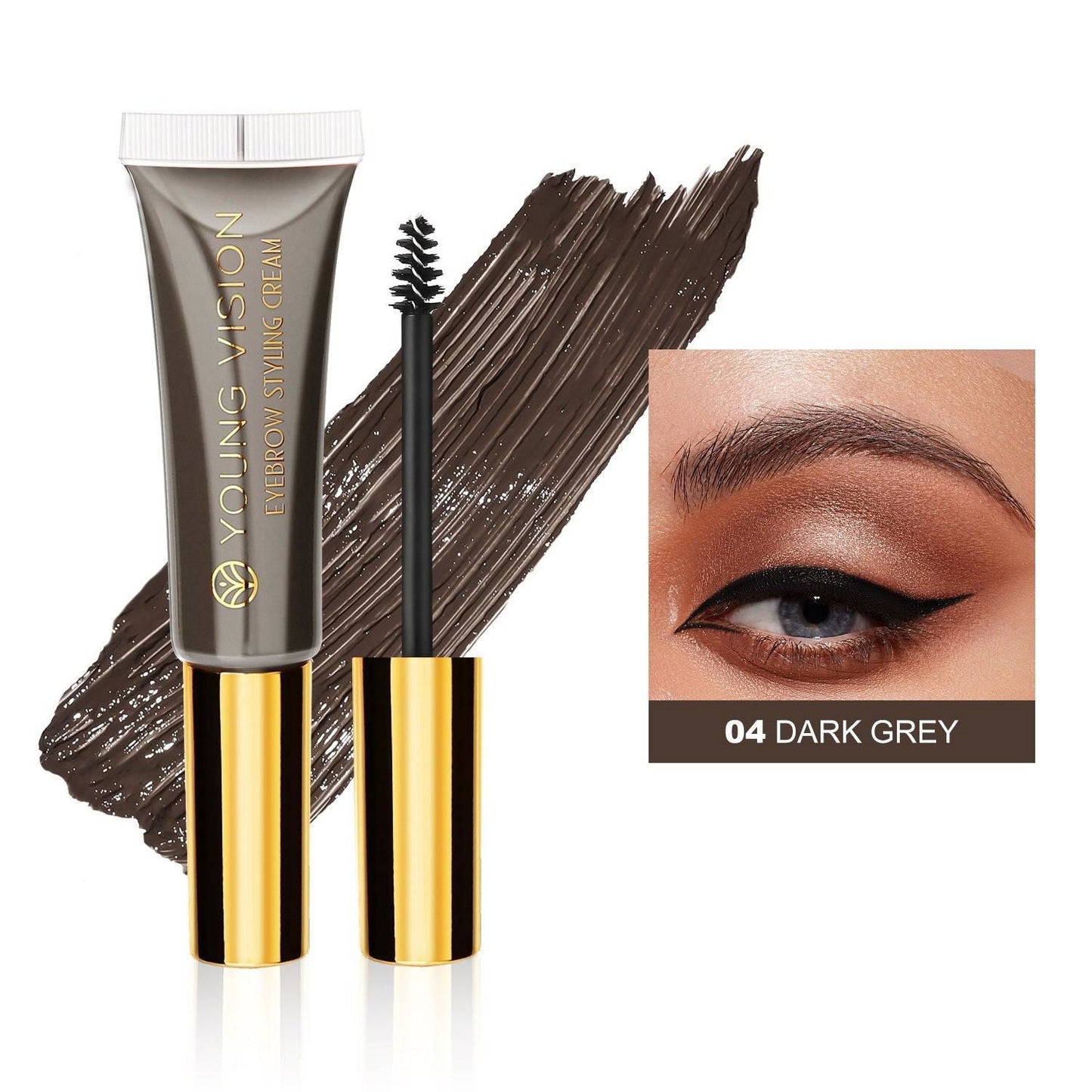 LovelyRLovely Eyebrow Cream 12ml / 04 dark grey LovelyRLovely Eyebrow Setting Gel