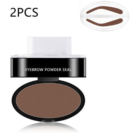 LovelyRLovely Eyebrow Powder Stamp Tint Stencil Kit Brown / Arch Shape Stamp 2PCS LovelyRLovely Eyebrow Powder Stamp Tint Stencil Kit