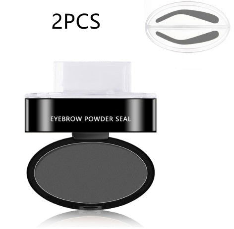 LovelyRLovely Eyebrow Powder Stamp Tint Stencil Kit Grey / Arch Shape Stamp 2PCS LovelyRLovely Eyebrow Powder Stamp Tint Stencil Kit