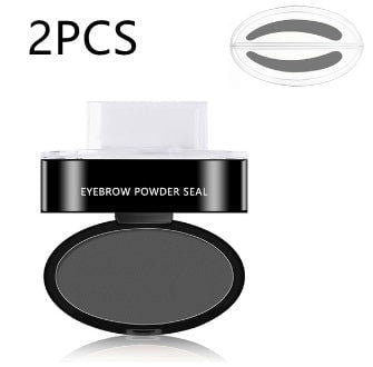 LovelyRLovely Eyebrow Powder Stamp Tint Stencil Kit Grey / Curved Shape Stamp 2PCS LovelyRLovely Eyebrow Powder Stamp Tint Stencil Kit