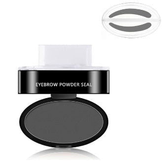 LovelyRLovely Eyebrow Powder Stamp Tint Stencil Kit Grey / Curved Shape Stamp LovelyRLovely Eyebrow Powder Stamp Tint Stencil Kit