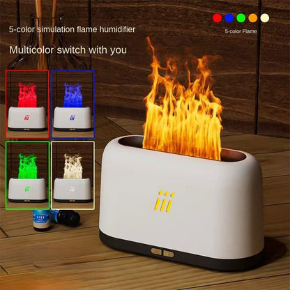 LovelyRLovely Flame Aroma Diffuser Air Humidifier White 5color light / USB LovelyRLovely Flame Aroma Diffuser