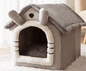 LovelyRLovely Foldable Dog House Pet Cat Bed Grey cat / Large LovelyRLovely Foldable Pet House