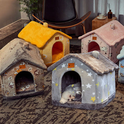 LovelyRLovely Foldable Dog House Pet Cat Bed LovelyRLovely Foldable Pet House