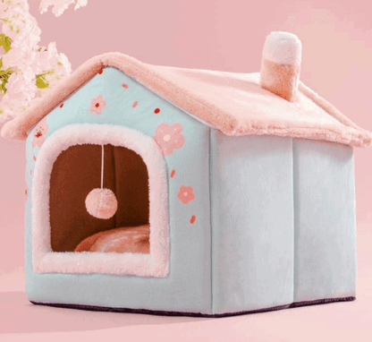 LovelyRLovely Foldable Dog House Pet Cat Bed Romantic cherry blossom / Large LovelyRLovely Foldable Pet House