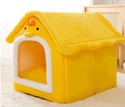 LovelyRLovely Foldable Dog House Pet Cat Bed Yellow chicken / Small LovelyRLovely Foldable Pet House