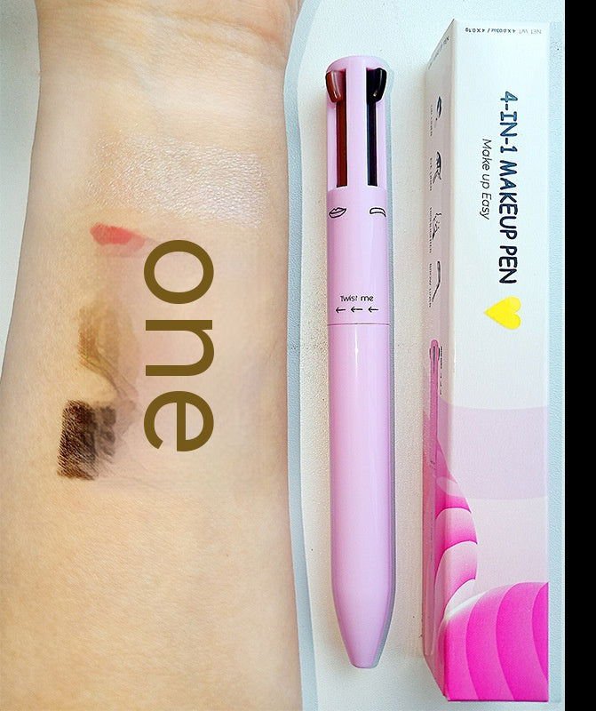 LovelyRLovely Four-in-one Cosmetic Brush Four-color Hi 400 Mg / Old White Box Without Logo2pcs LovelyRLovely Four-in-one Cosmetic Brush Highlighting Lip Liner