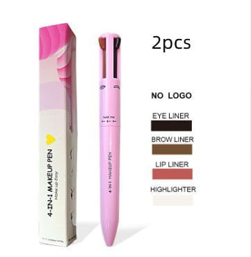 LovelyRLovely Four-in-one Cosmetic Brush Four-color Hi 400 Mg / Old White Box Without Logo2pcs LovelyRLovely Four-in-one Cosmetic Brush Highlighting Lip Liner