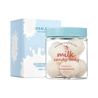 LovelyRLovely Four-in-one Cosmetic Brush Four-color Hi Milk Candy LovelyRLovely Milk Candy Body Scrub Cream