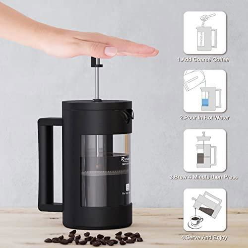 LovelyRLovely French Press Coffee Maker LovelyRLovely French Press Coffee Maker