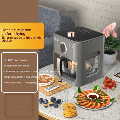 LovelyRLovely Full-automatic Large-capacity Visual Pan Single knob / AU LovelyRLovely Full-Automatic Large-Capacity Visual Panoramic Air Fryer