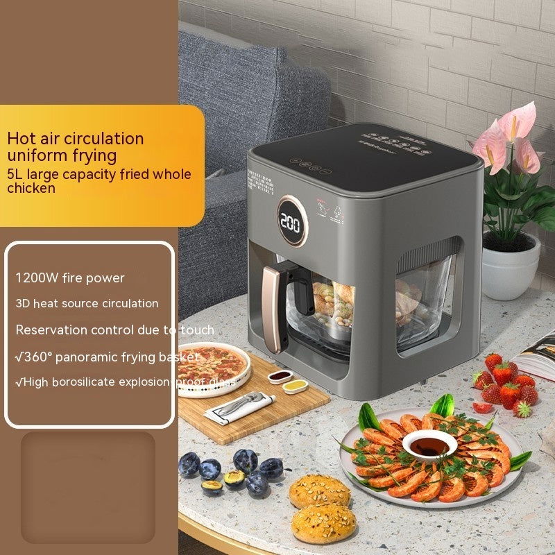 LovelyRLovely Full-automatic Large-capacity Visual Pan Touch model / AU LovelyRLovely Full-Automatic Large-Capacity Visual Panoramic Air Fryer