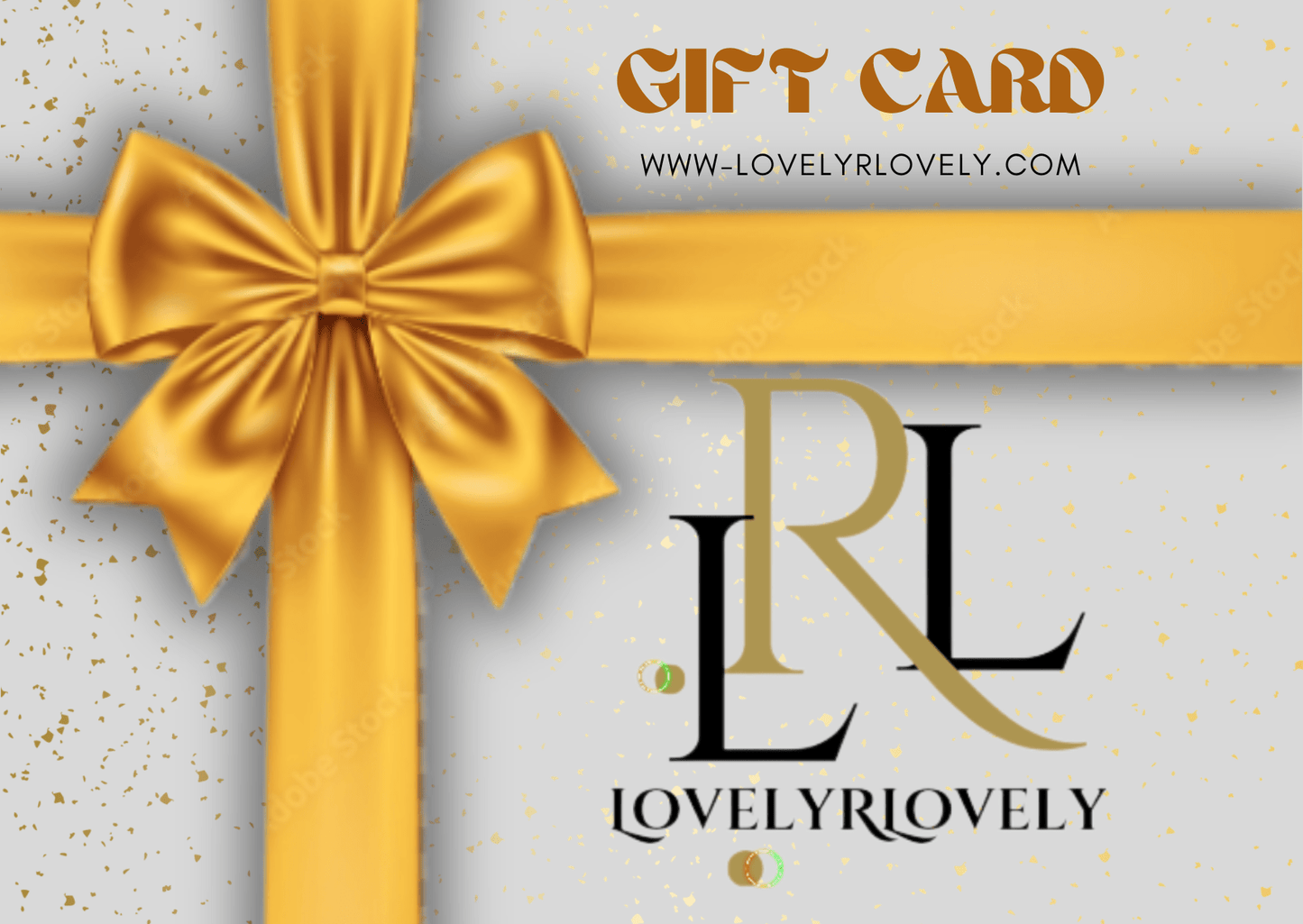 LovelyRLovely Gift Card £10.00 LovelyRLovely Gift Cards