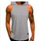 LovelyRLovely GRAY / M LovelyRLovely  Men's Sleeveless Hoodie