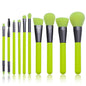 LovelyRLovely Green / 10pcs LovelyRLovely 10Pcs Professional Makeup Neon Brushes