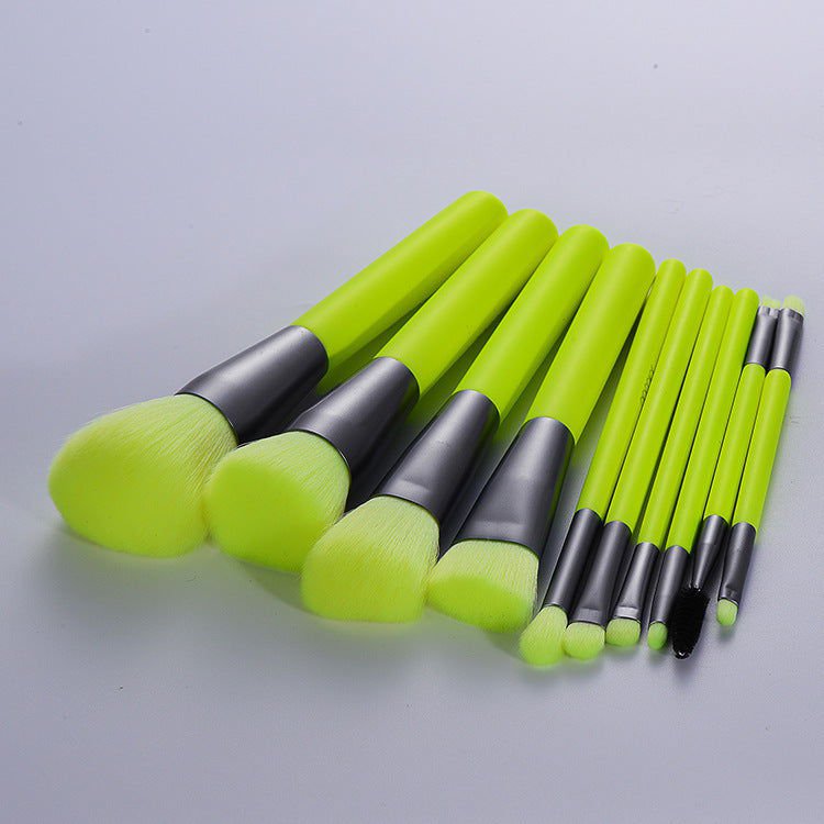 LovelyRLovely Green / 10pcs LovelyRLovely 10Pcs Professional Makeup Neon Brushes