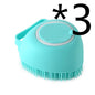 LovelyRLovely Green 3PC / Heartshaped LovelyRLovely Dog Bath Brush