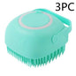 LovelyRLovely Green 3PC / square LovelyRLovely Dog Bath Brush