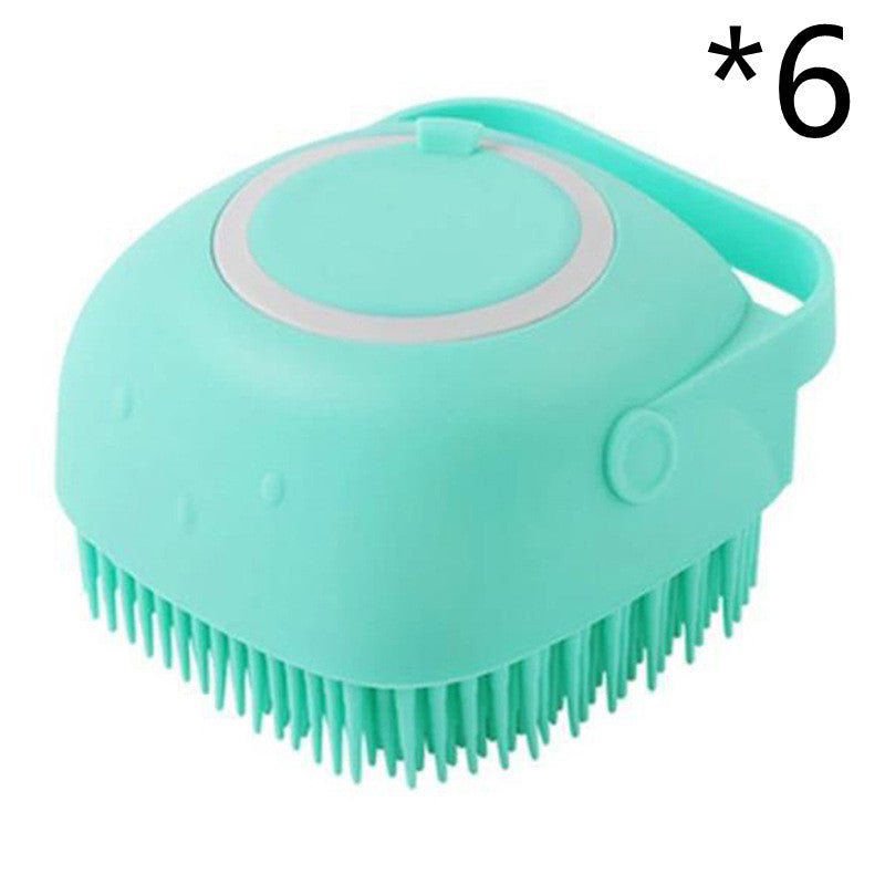 LovelyRLovely Green 6pcs / square LovelyRLovely Dog Bath Brush