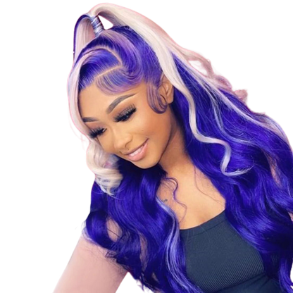 LovelyRLovely hair extension 613 Purple / 28inches / 13x6 180density LovelyRLovely 180 Density Body Wave Wig