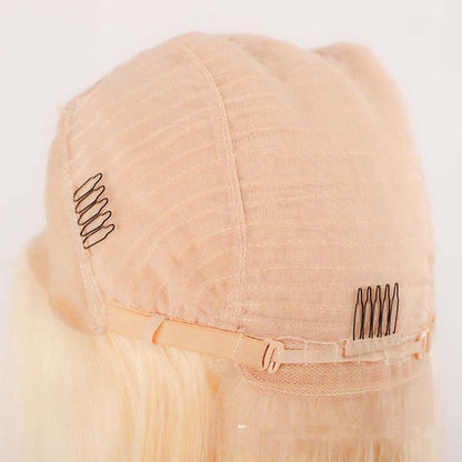 LovelyRLovely Hand Hook Mesh One Real Hair Headgear Wi LovelyRLovely Pink Straight Real Hair Headgear Wig