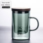 LovelyRLovely HD Digital Camera Green Gray glass Handle / 500ML LovelyRLovely Office Tea Water Separation High Borosilicate Glasses