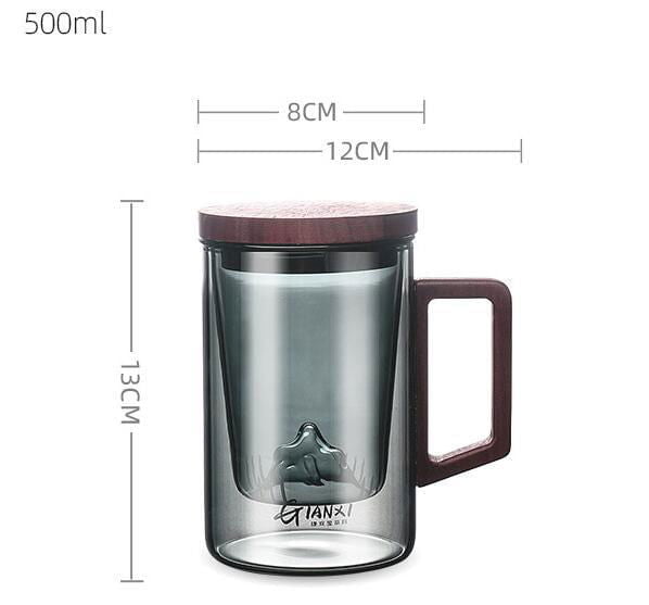 LovelyRLovely HD Digital Camera LovelyRLovely Office Tea Water Separation High Borosilicate Glasses